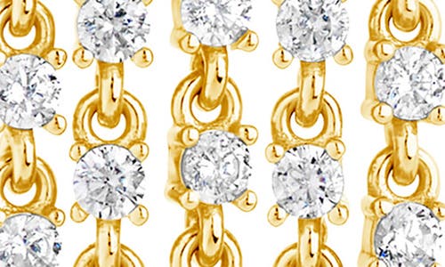 Sterling Forever Selma Cubic Zirconia Statement Drop Stud Earrings