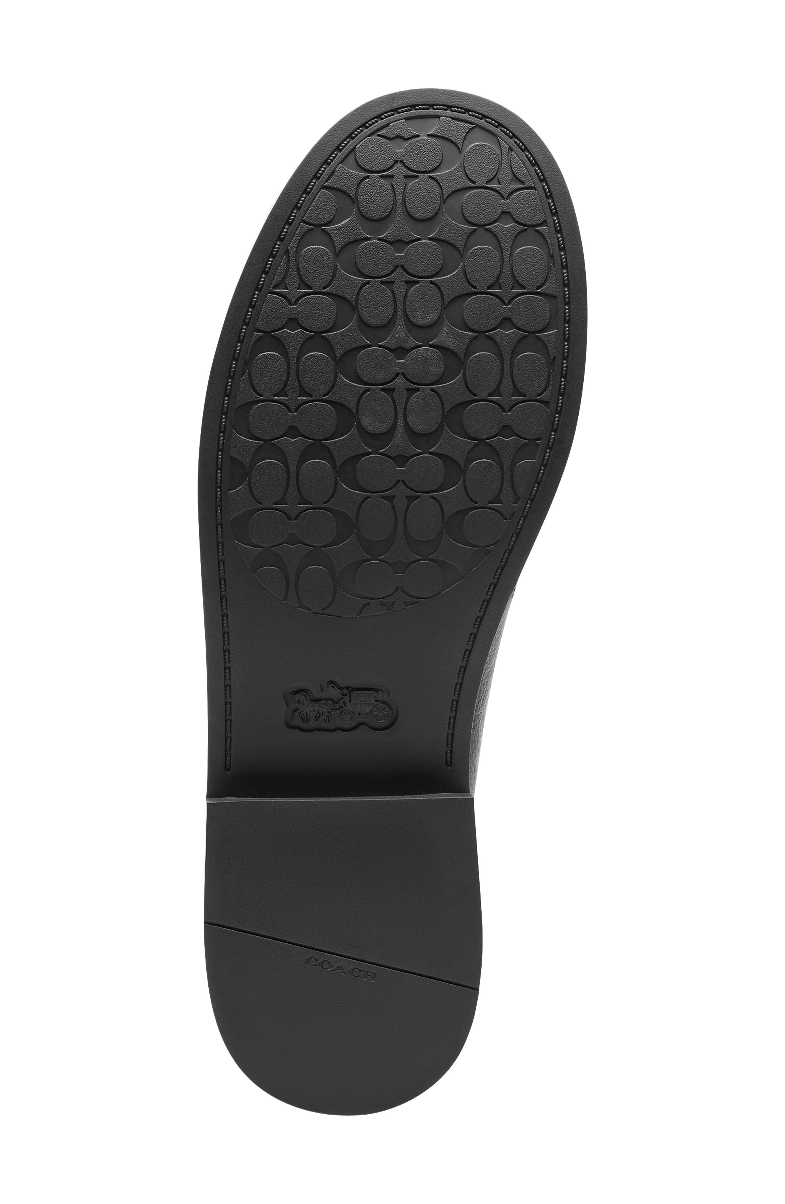 Soft Leather Loafer, Alternate, color, BLACK