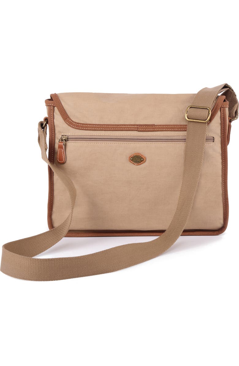 THE SAME DIRECTION Dolphin Studded Messenger Bag, Alternate, color,