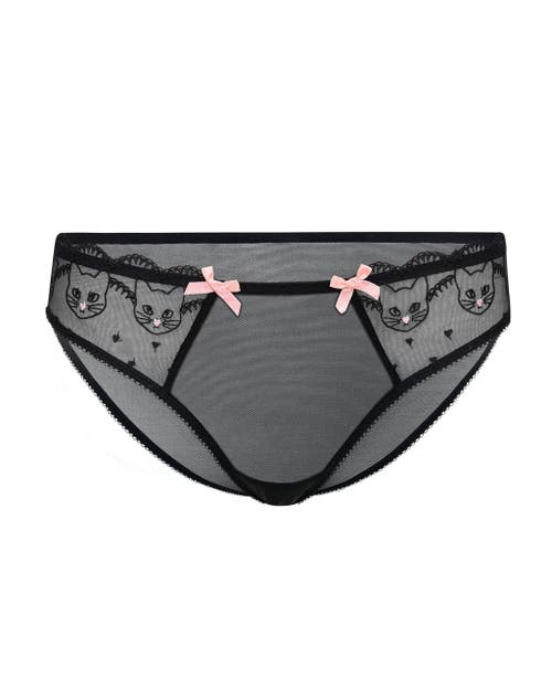 Adore Me Beanie Bikini Panties In Black