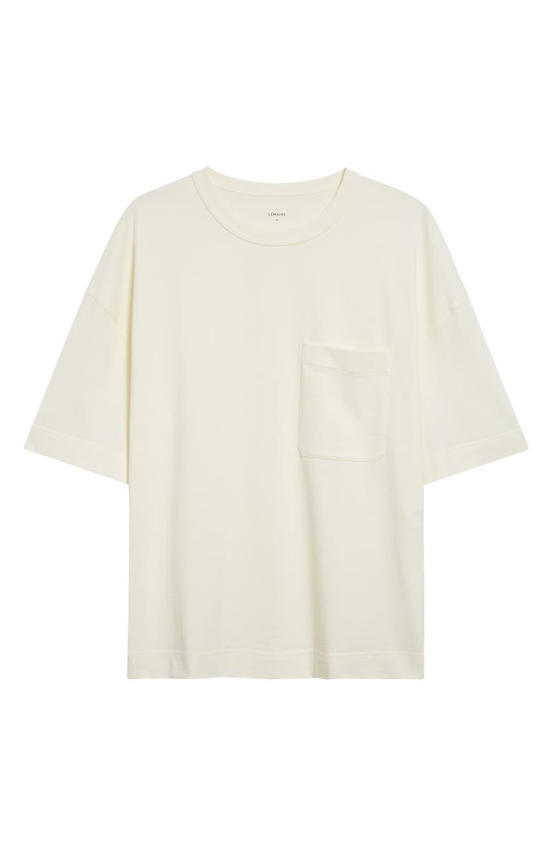 Lemaire Boxy Cotton Pocket T-Shirt, Alternate, color, White Meringa Wh022