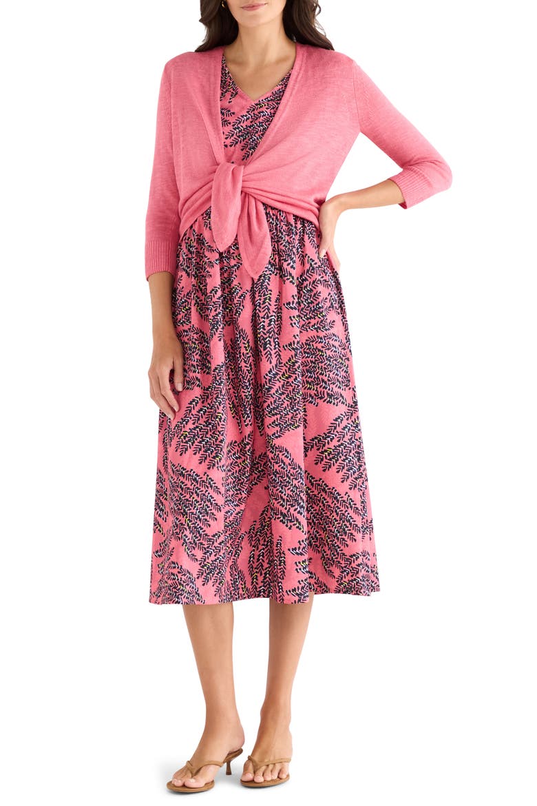 zia sleeveless stretch cotton midi dress Zia Maxi