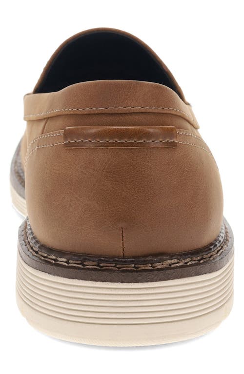 Dockers Mens Elmhurst Dress Casual Slip On Loafer Shoe In Tan