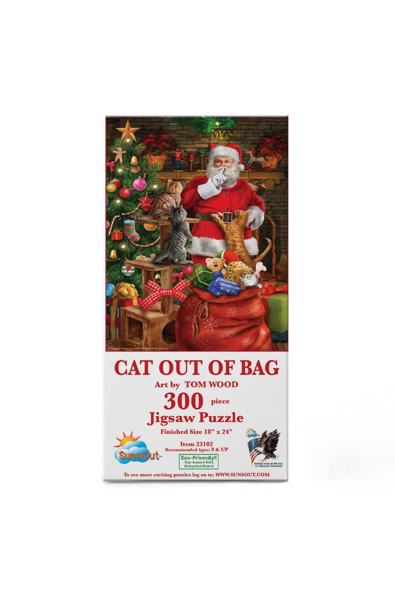 Cat out of the Bag 300 piece Jigsaw Puzzle for Adults, Alternate, color, Multicolor