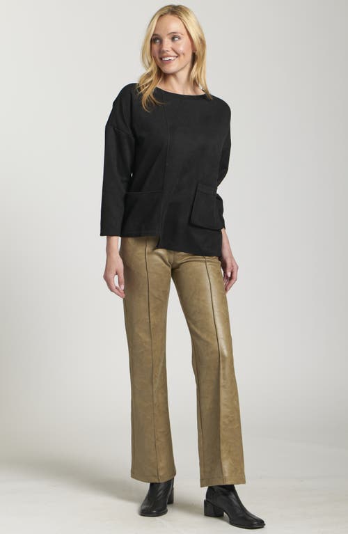 Apny Asymmetric Pullover In Black