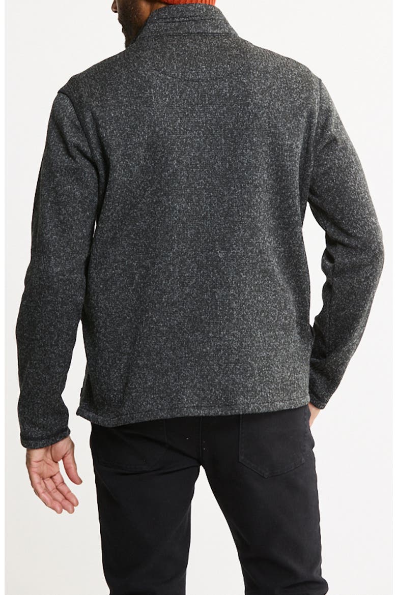 Sweater Fleece Full Zip, Alternate, color, CHARCOAL FLEECE