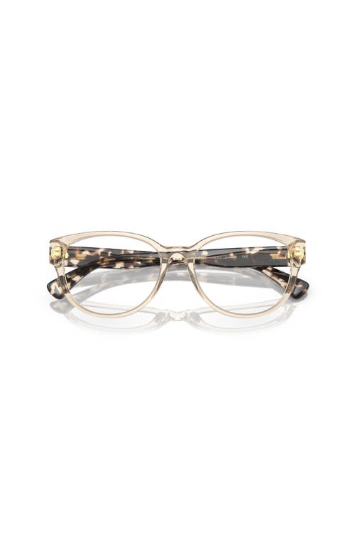 Ralph 52mm Oval Optical Glasses In Brown