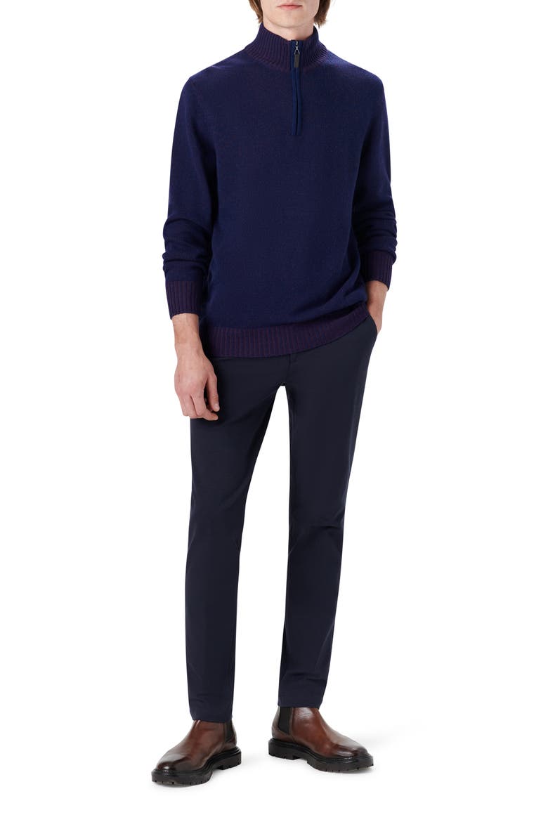Quarter Zip Pullover, Alternate, color, MIDNIGHT