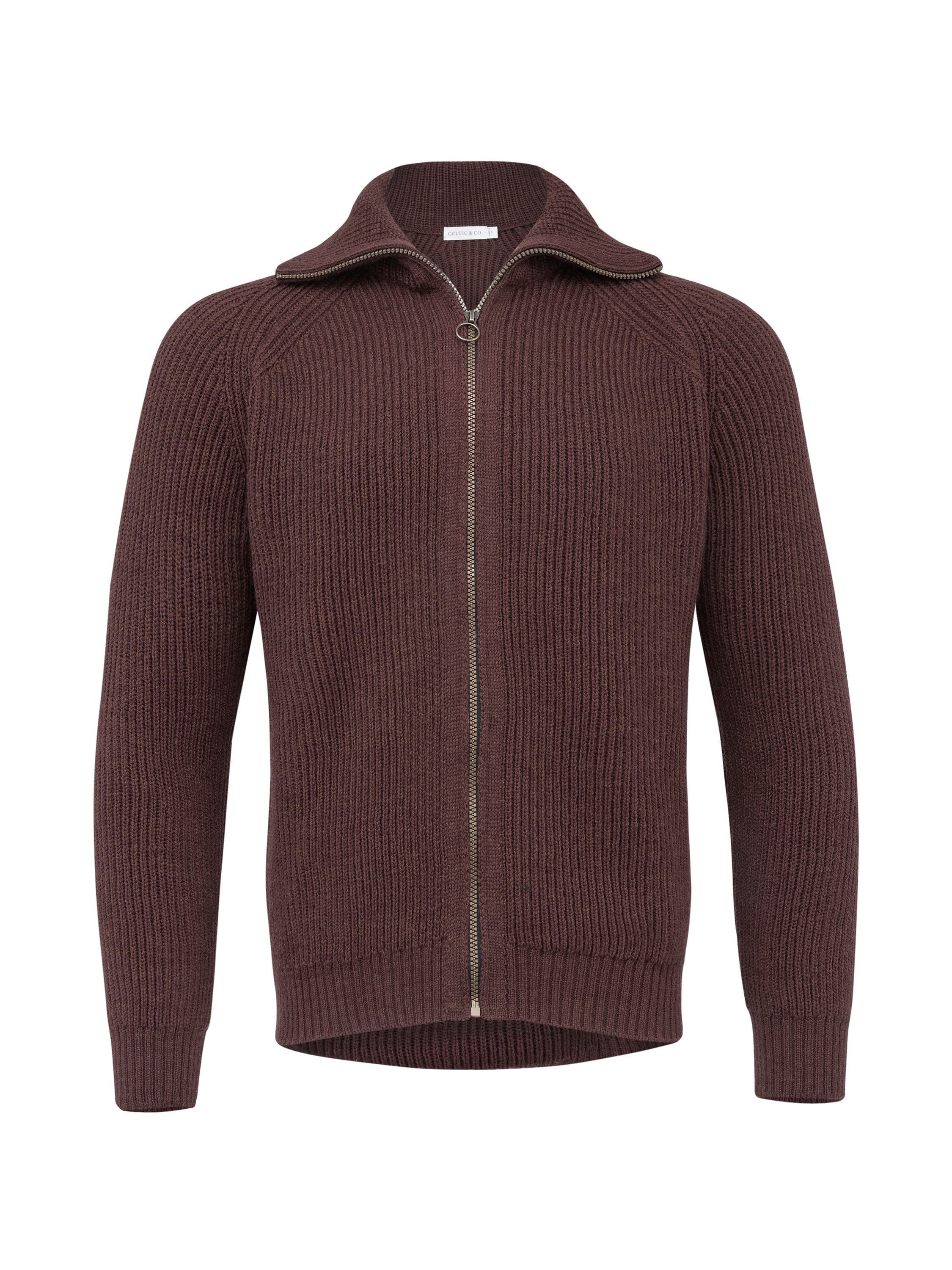British Ribbed Zip Cardigan - image 2