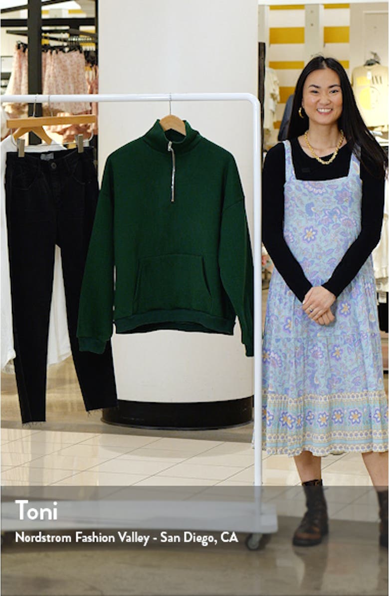 Oversize Quarter Zip Sweatshirt, sales video thumbnail