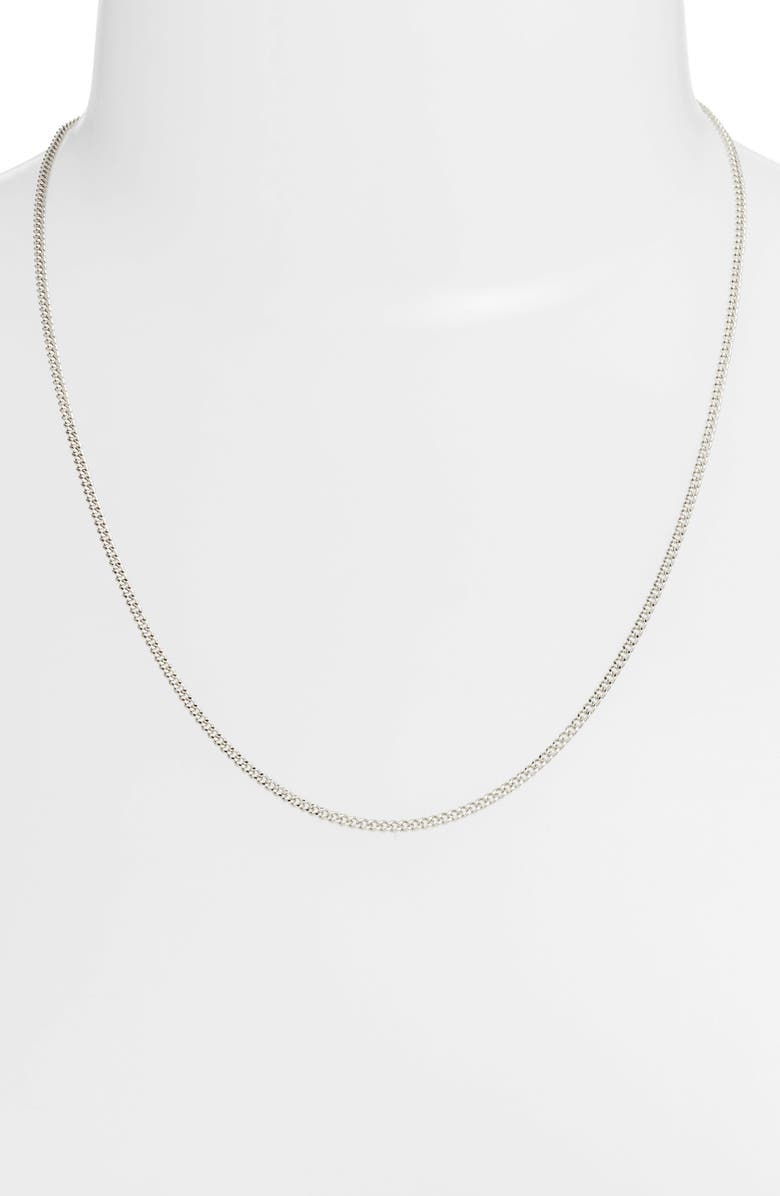 Nordstrom Cuban Chain Necklace, Alternate, color, 