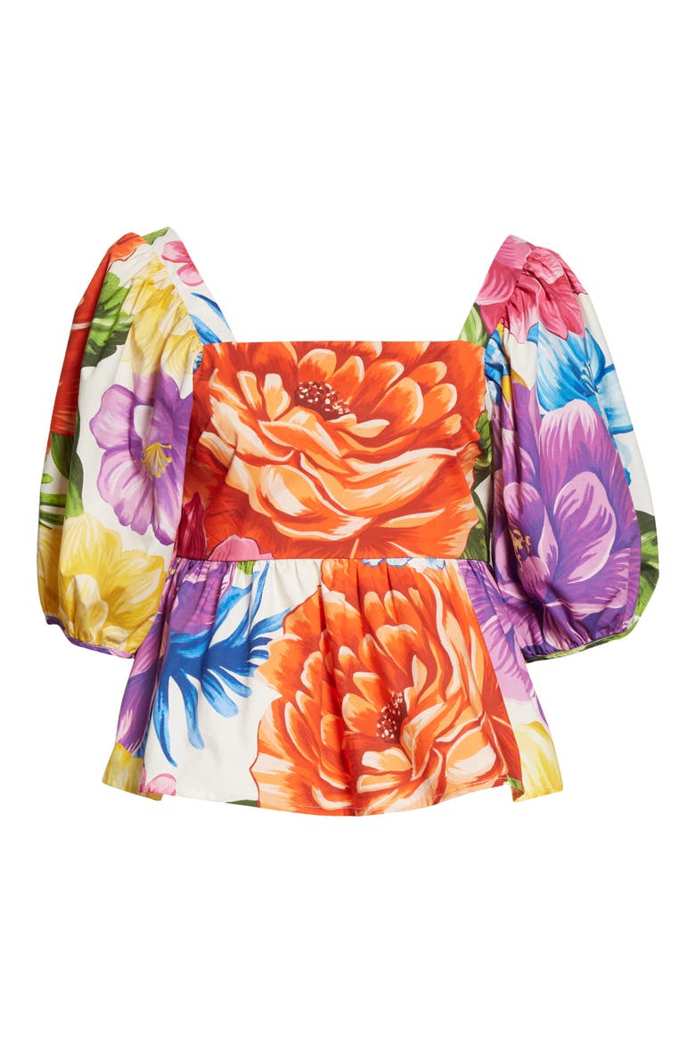 Rainbow Chita Blouse, Alternate, color, RAINBOW CHITA