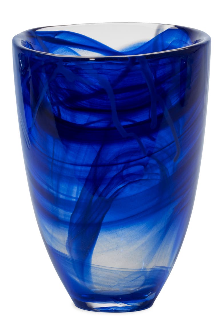Contrast Vase, Main, color, BLUE