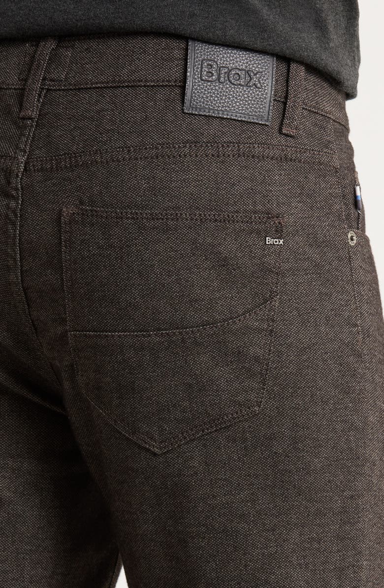 Brax Cadiz Woolook Straight Leg Pants, Alternate, color, Brown