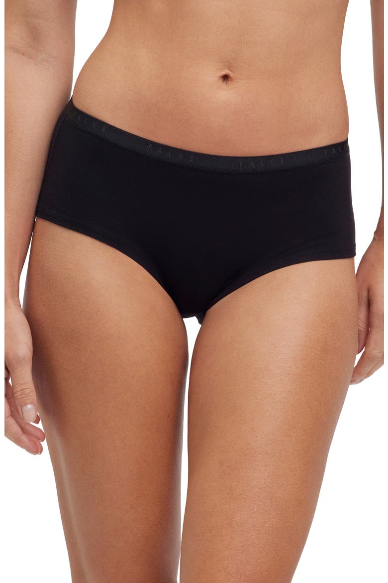 Daily Climate Cotton Blend Hipster Briefs, Main, color, BLACK