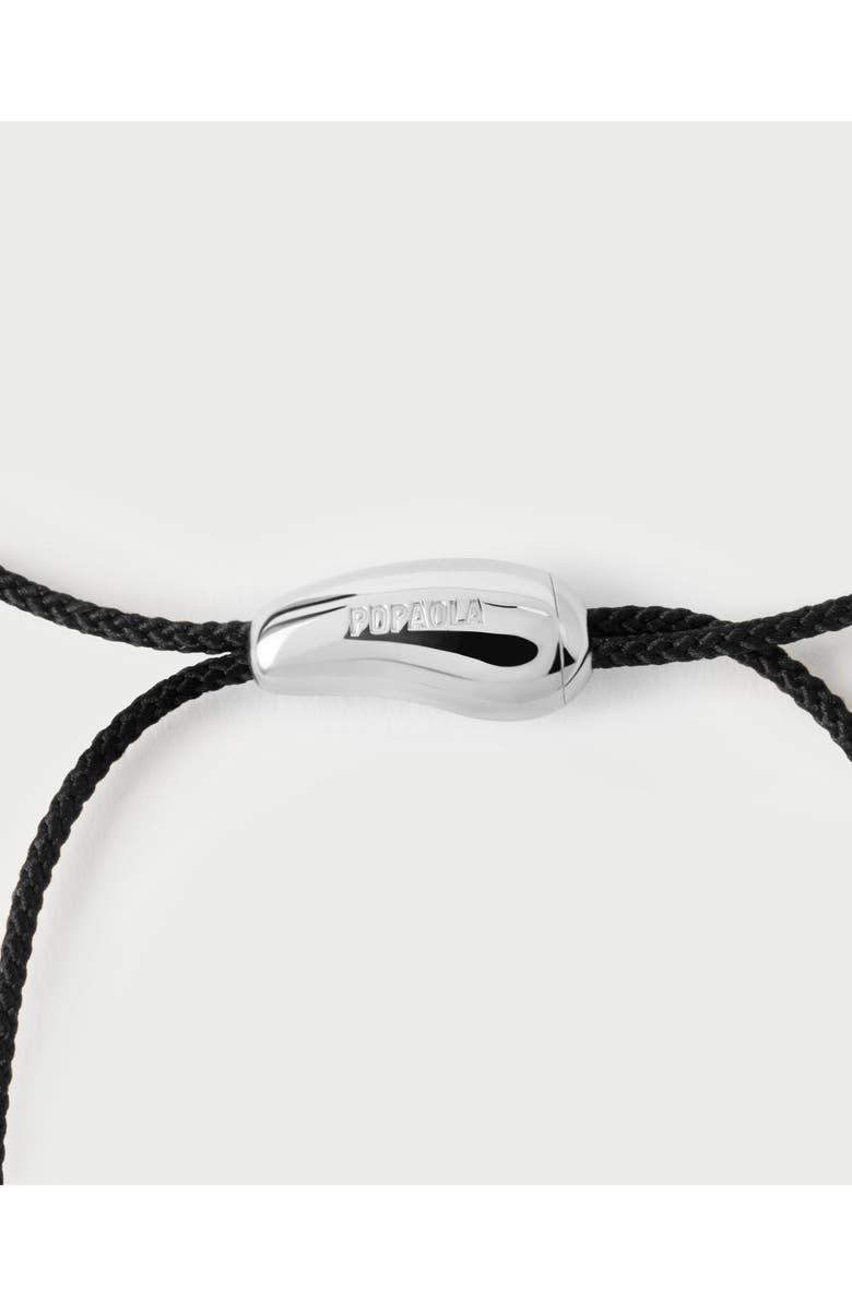 PDPAOLA Oslo Cord Necklace, Alternate, color, Onyx