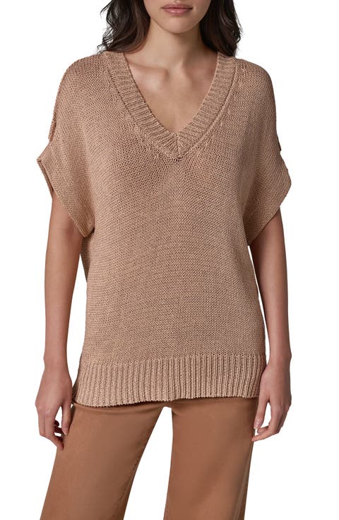Metallic Relaxed Fit Sweater