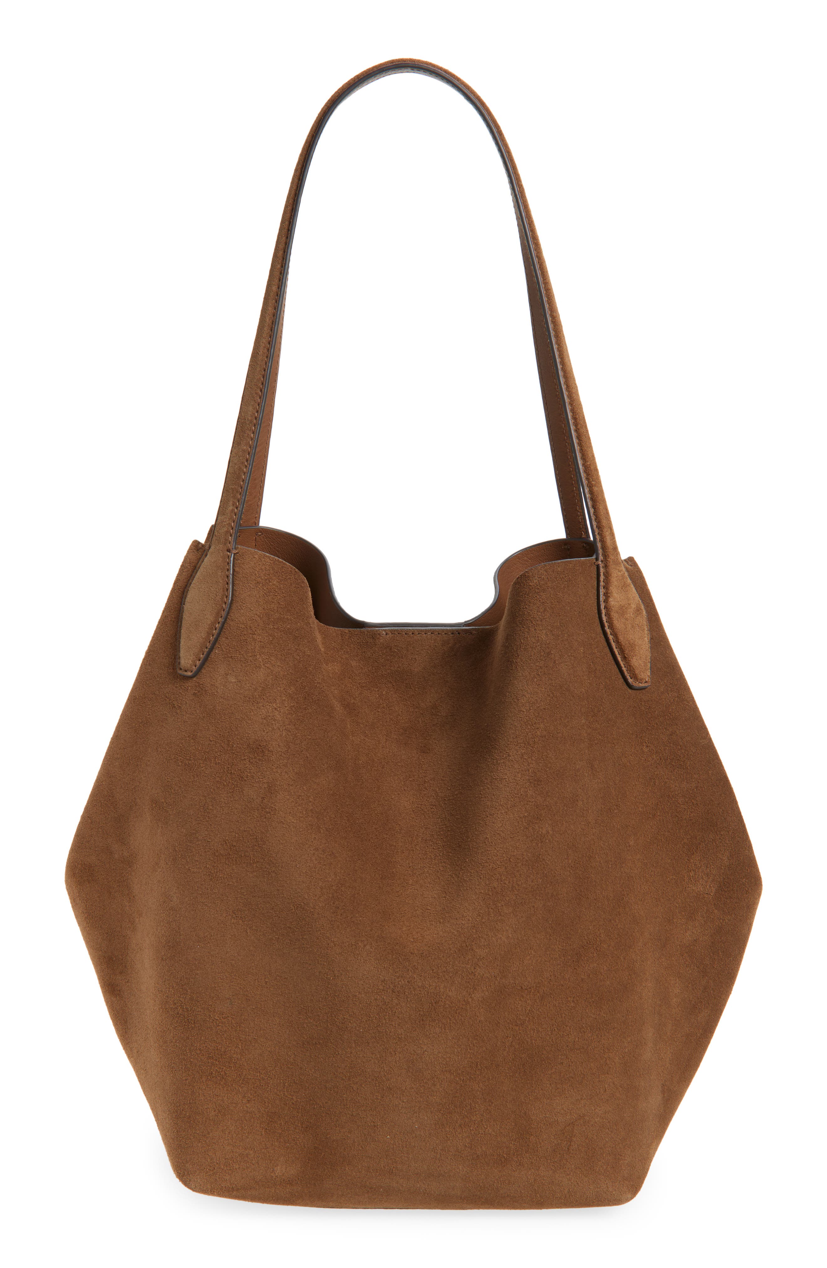 Madewell The Shopper Tote in Soft Grain Suede, Main, color, 