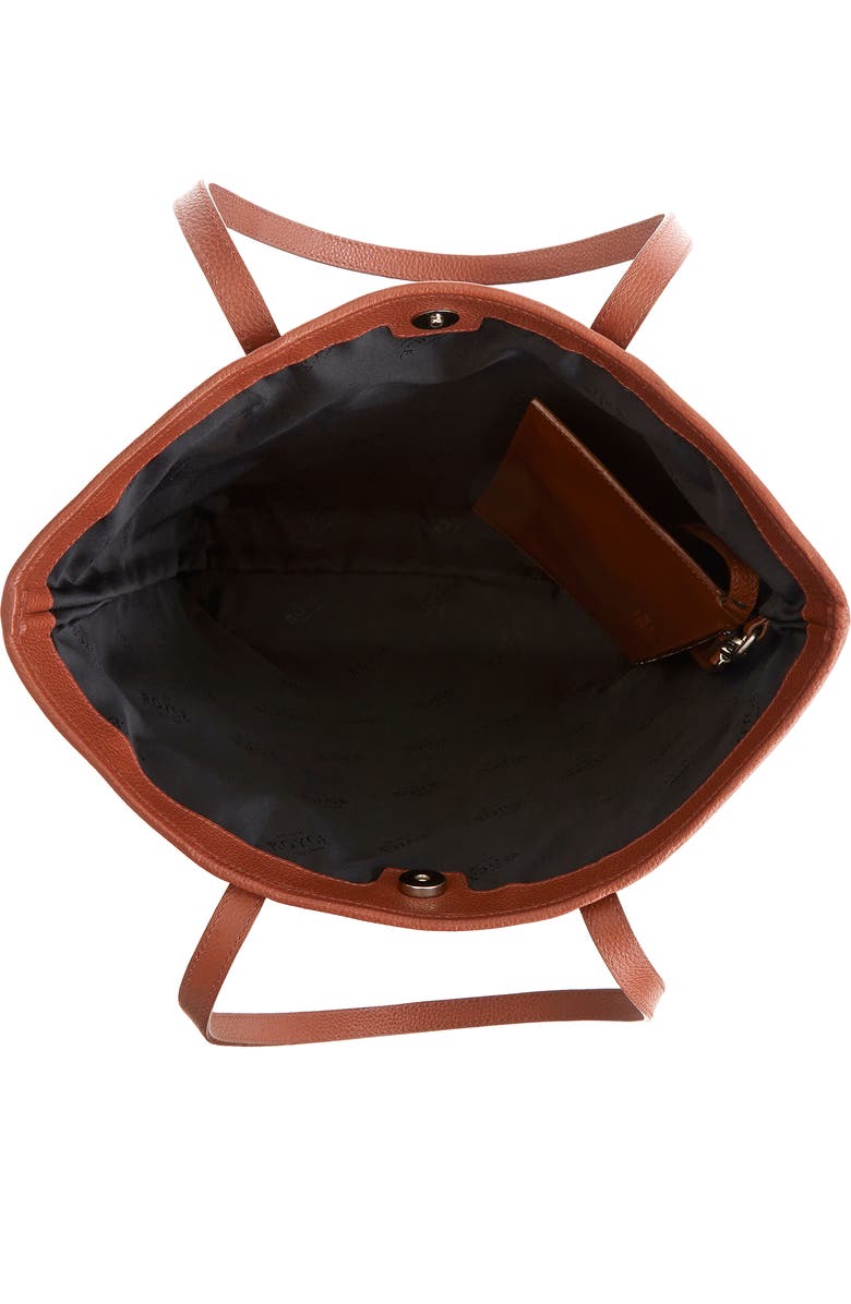 ROYCE New York Personalized Tall Tote & Wristlet, Alternate, color, Tan - Deboss