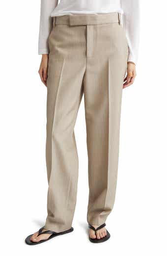 PARTOW Morrison Straight Leg Virgin Wool Pants