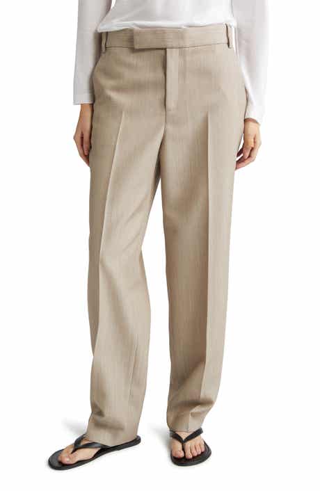 PARTOW Morrison Straight Leg Virgin Wool Pants
