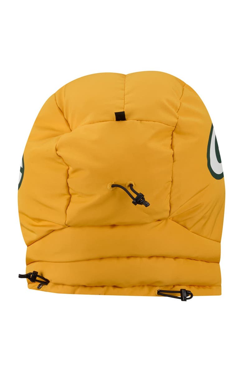 New Era Men's New Era Gold Green Bay Packers Puffer Balaclava, Alternate, color, Gold