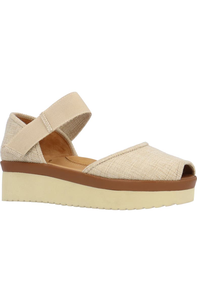 L'Amour des Pieds Amadour Ankle Strap Sandal, Main, color, Natural