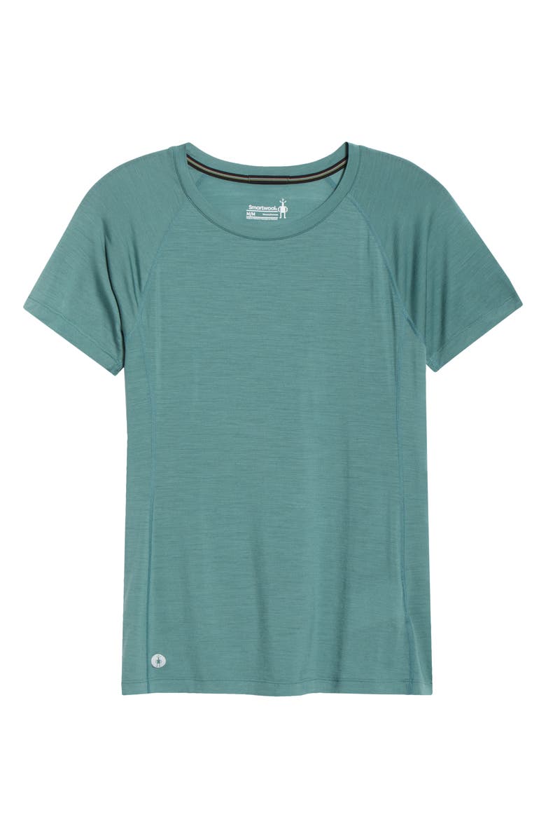 Smartwool Active Ultralite Crewneck T-Shirt, Main, color, Dusty Teal