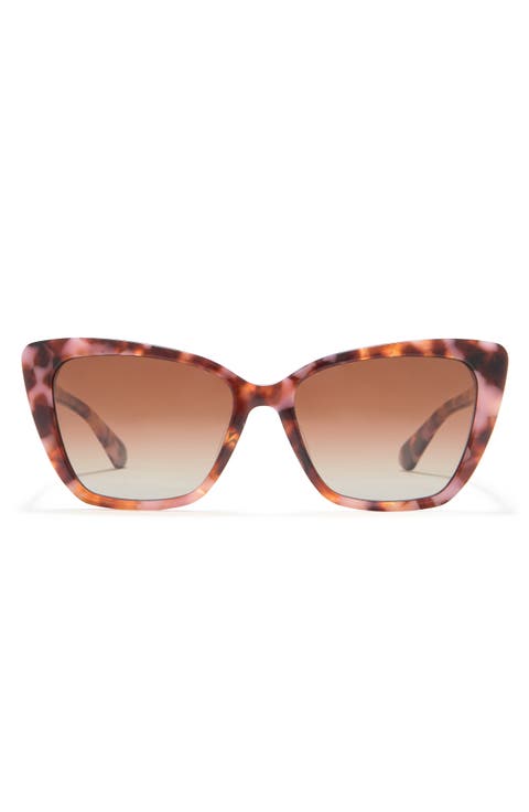 lucca 55mm cat eye sunglasses