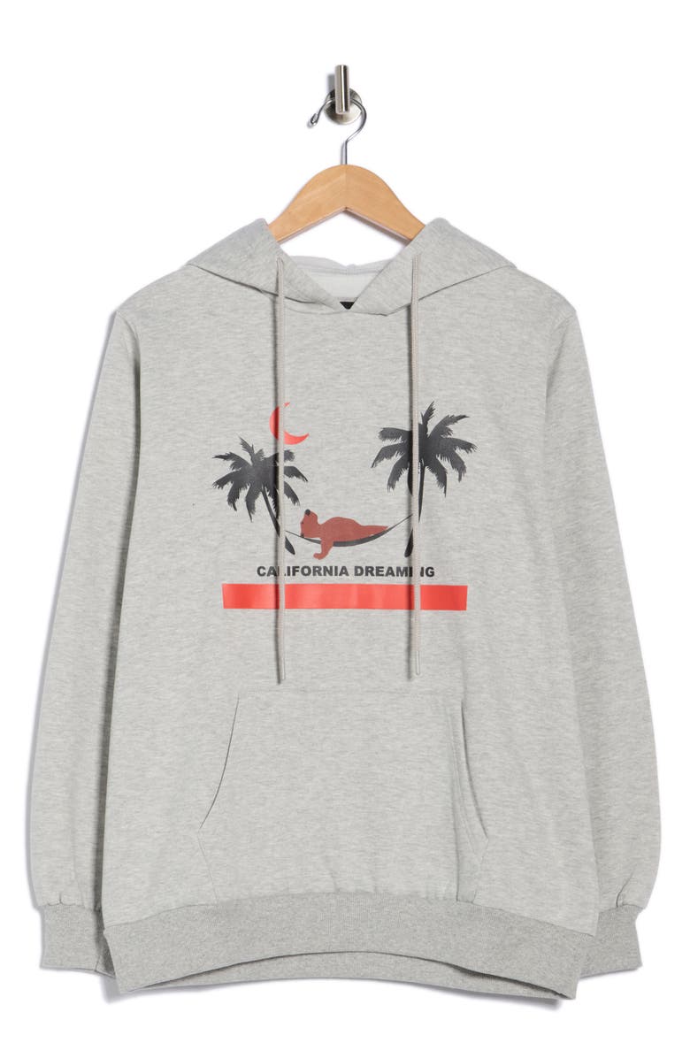 patrick. California Dreaming Hoodie, Main, color, Heather Grey