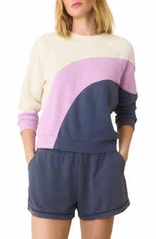 Colorblock Cotton Terry Sweatshirt