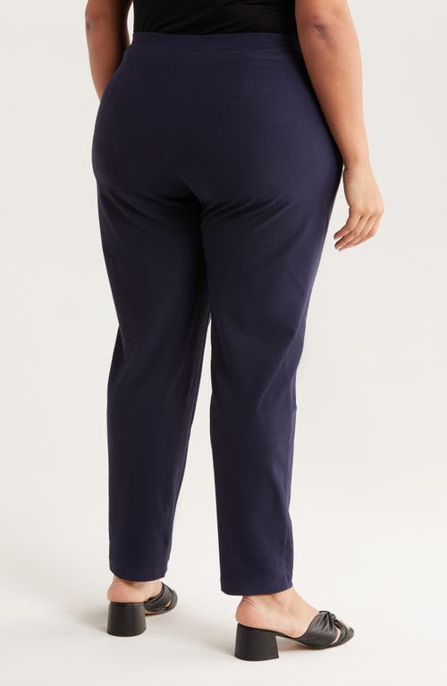 Eileen Fisher Slim Ankle Pants In Blue