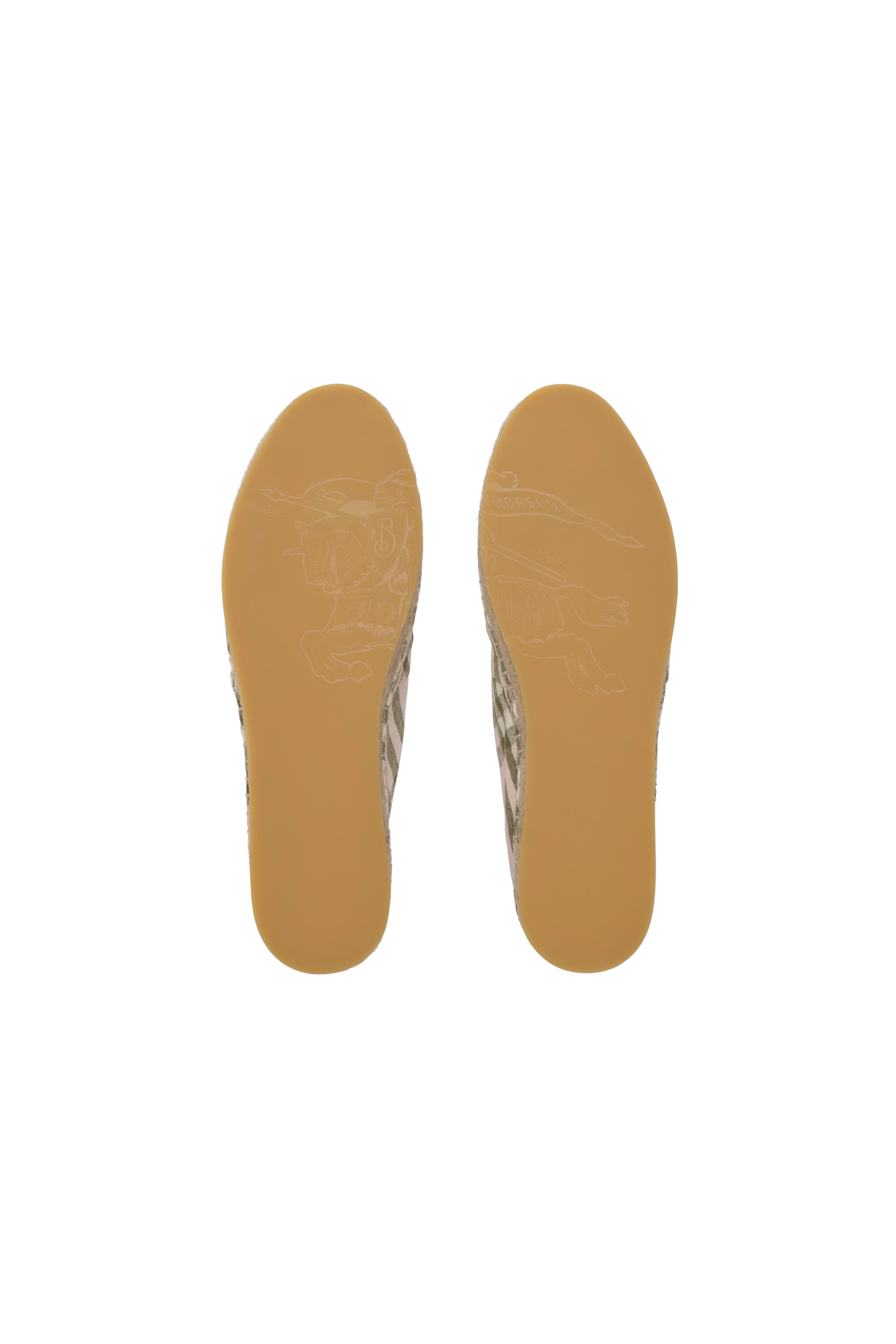 Burberry Check Mews Espadrilles, Alternate, color, Mallow Pink