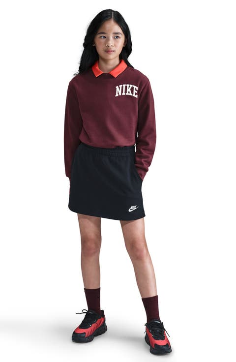 Kids' Sportswear Club Fleece Pull-On Skirt (Big Kid)
