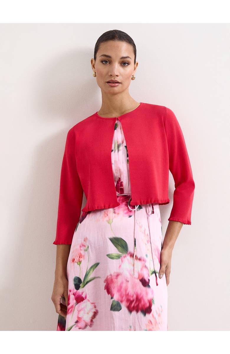 Phase Eight Mimi Knit Cover Up Cardigan, Main, color, Pink