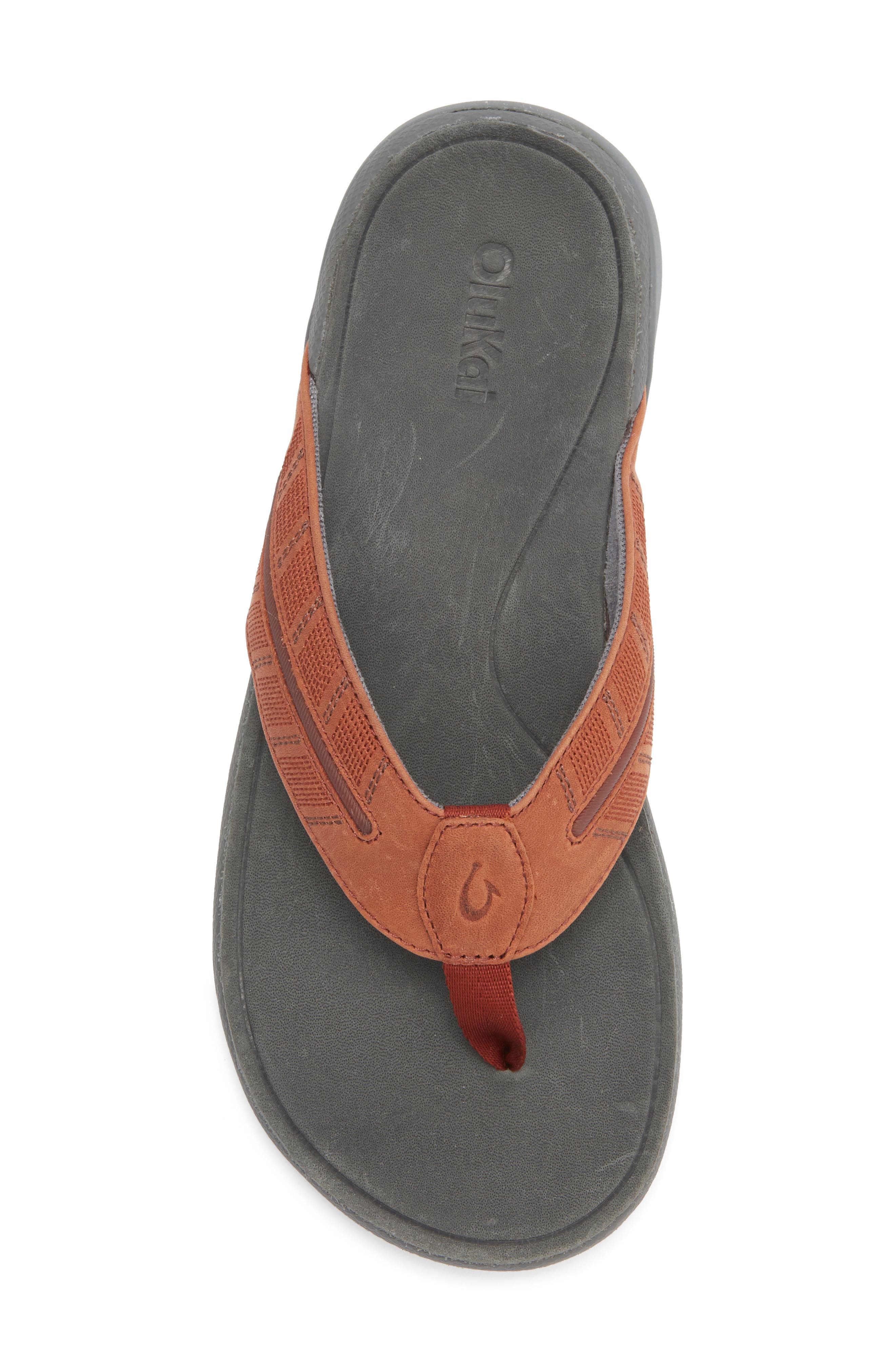 Tuahine Waterproof Flip Flop, Alternate, color, CANOE / ROCK