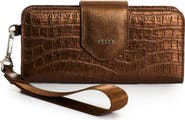 Velez Extravaganza Folia Leather Checkbook Wallet