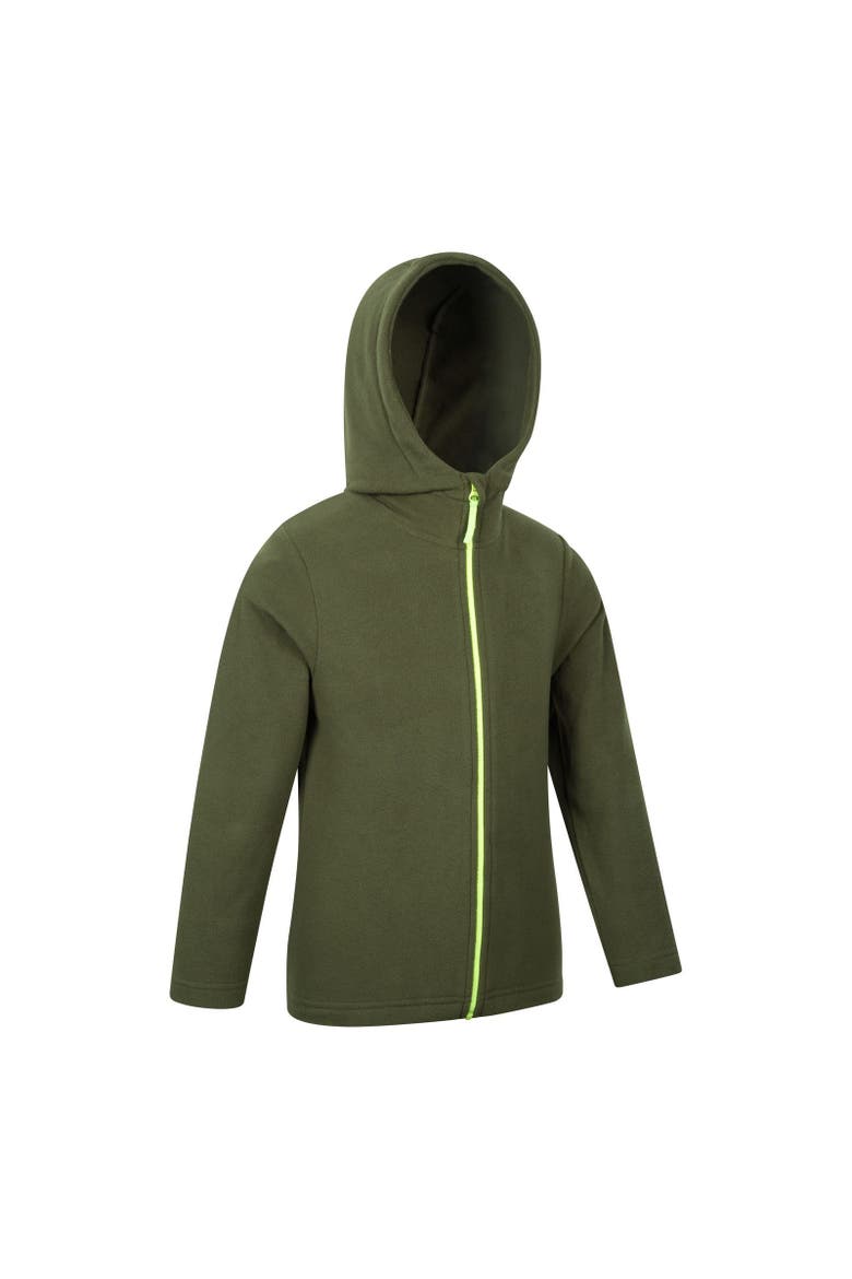 Childrens/Kids Camber Full Zip Hoodie, Alternate, color, Khaki Green