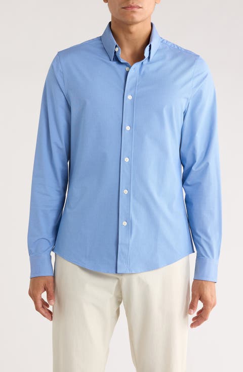 Commuter Slim Fit Button-Up Shirt