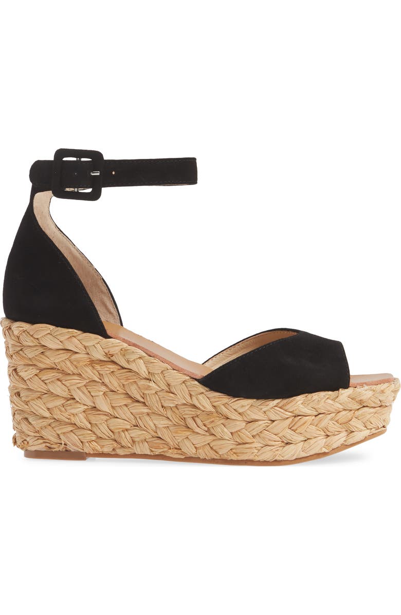 42 Gold Mindie Platform Wedge Sandal, Alternate, color,