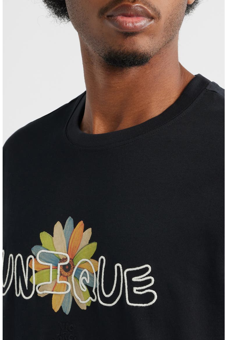 Unique Graphic T-Shirt, Alternate, color, BLACK
