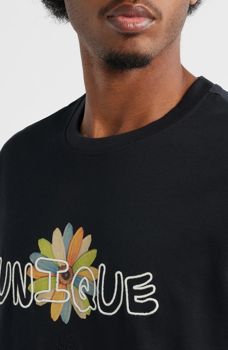 VIC GARCIA WORLD Unique Graphic T-Shirt, Alternate, color, Black