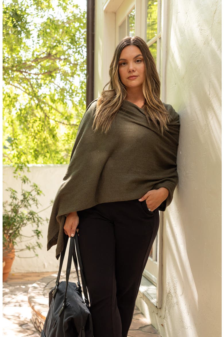The Dreamsoft Travel Scarf, Alternate, color, OLIVEWOOD