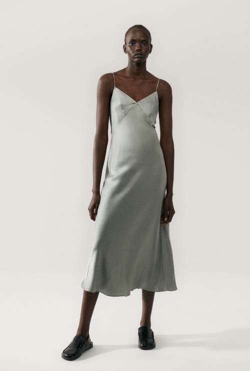 Silk Laundry Deco Rouleau Dress Moon In Moon