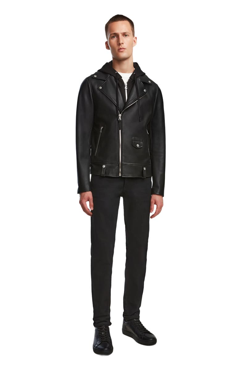 Rudsak MANUS MEN'S LEATHER MOTO JACKET, Main, color, 