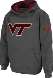 STADIUM ATHLETIC Youth Stadium Athletic Charcoal Virginia Tech Hokies Big Logo Pullover Hoodie