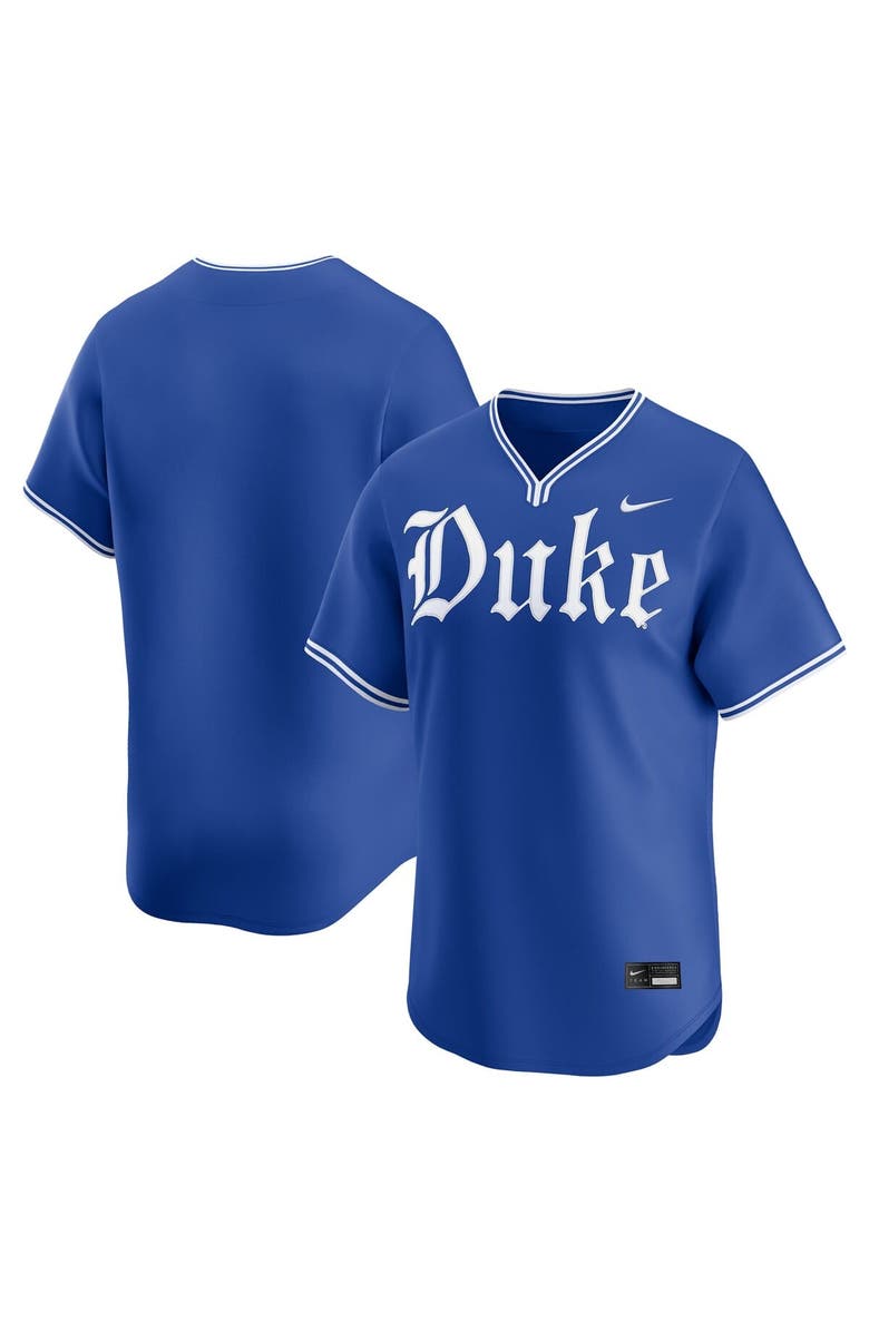 Nike Men's Nike Royal Duke Blue Devils Road College Limited Baseball Jersey, Alternate, color, Royal