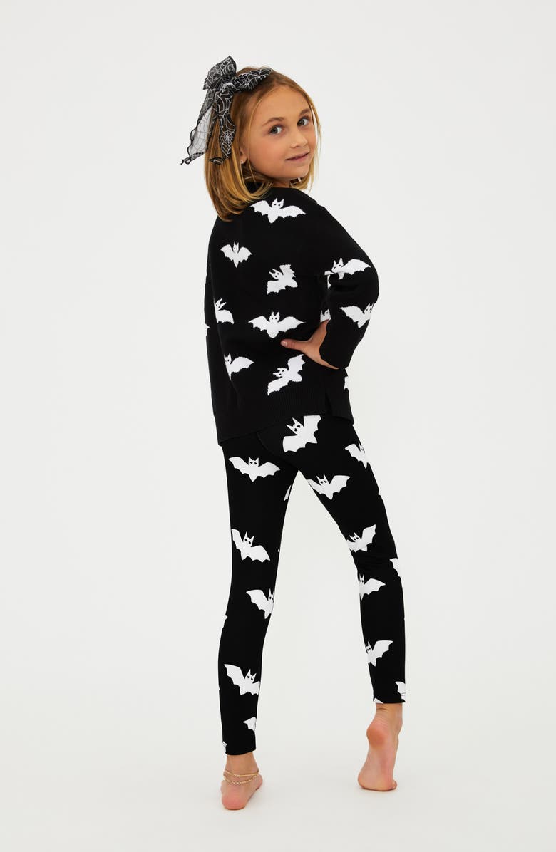 Beach Riot Kids' Little Callie Cotton Sweater, Alternate, color, Bats