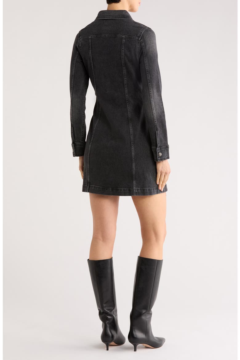Peyton Long Sleeve Denim Dress, Alternate, color, LIGHT NIGHTSHADE