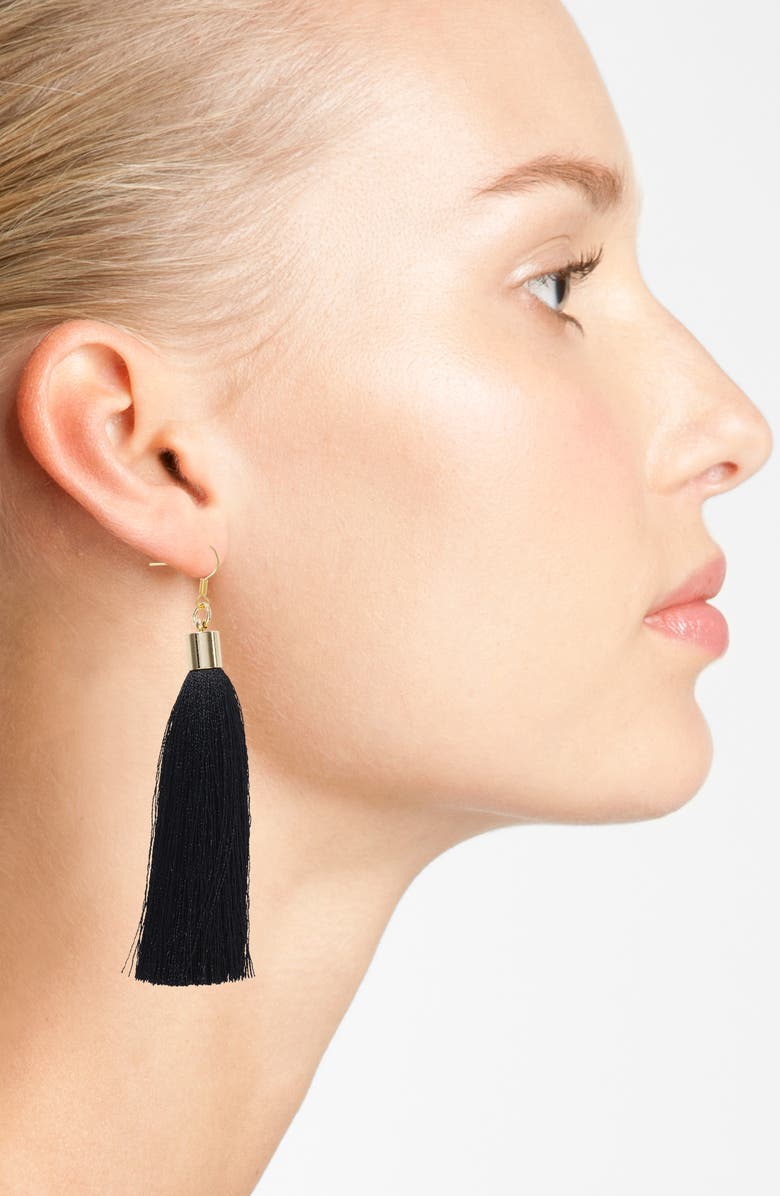 Love’s Affect Love's Affect Silk Tassel Earrings, Alternate, color, 